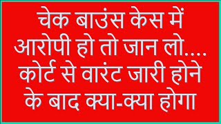 What if Accused Doesnt Appear before the Court in a Cheque Bounce CaseAdvocate Subodh Video 142 [upl. by Luba243]