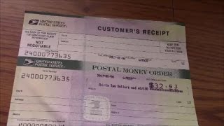 How to fill out a USPS Money Order [upl. by Aihsilef]