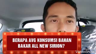 BERAPA AVG KONSUMSI BBM DAIHATSU ALL NEW SIRION AT 2018  INDONESIA [upl. by Ennaesor]