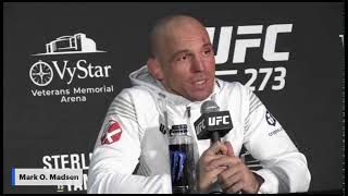 Mark O Madsen UFC 273 postfight press conference [upl. by Gurolinick]