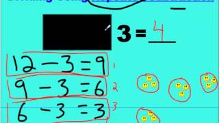 Division Using Repeated Subtraction [upl. by Eetnod993]