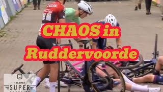 KEY MOMENTS  Cyclocross Telenet Superprestige Ruddervoorde [upl. by Eli790]