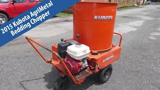 2015 Kubota AgriMetal CA 8064 Square Bale Bedding Chopper  TRO 0627232 [upl. by Llerraj]