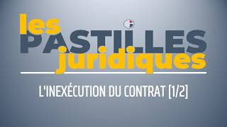 LINEXÉCUTION DUN CONTRAT ET SES CONSÉQUENCES 12  Vidéo Gratuite CCBYNCND [upl. by Jamila]