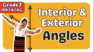 INTERIOR AND EXTERIOR ANGLES IN A POLYGON  FIRST QUARTER GRADE 7 MATATAG TAGALOG MATH TUTORIAL [upl. by Ardekal]