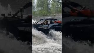 Splashing Can Am Maverick X3 [upl. by Savvas]