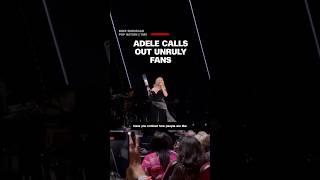 Adele calls out unruly fans [upl. by Llewellyn]