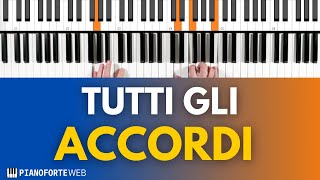 ACCORDI AL PIANOFORTE la guida completa [upl. by Tarryn589]