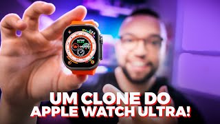 RECEBI um clone do APPLE WATCH ULTRA Vale a pena comprar um [upl. by Celestine]