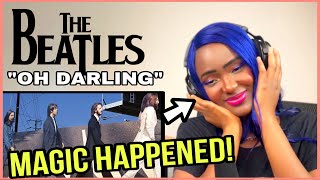 THIS IS INSANE THE BEATLES  quotOH DARLINGquot  SINGER FIRST TIME REACTION [upl. by Arekat]