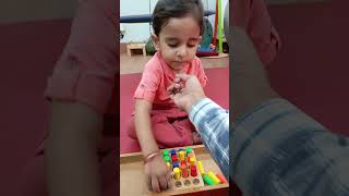 pegboard activity for attention and fine motor improvement [upl. by Iyre]