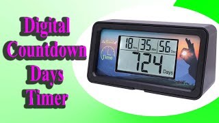 AIMILAR Digital Countdown Days Timer [upl. by Oznarol158]