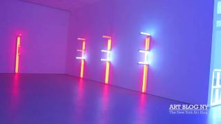 Dan Flavin at David Zwirner Gallery Fall 2009 [upl. by Medea455]