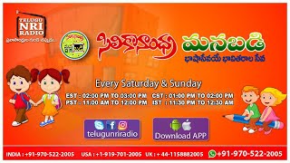 Siliconandhra Manabadi  Coordinator Littleton MA  1st Dcember 2024  telugunriradio [upl. by Eidorb]