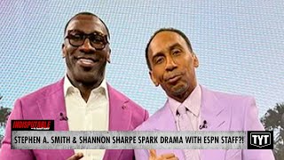 ESPN Staff Consider DITCHING Company Over Drama With Stephen A Smith Shannon Sharpe [upl. by Abbotsun]