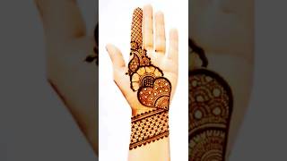 Easy and simple mehndi designmehndi youtubeshorts shorts mehandi easymehndi simplemehndi [upl. by Eniluqcaj]