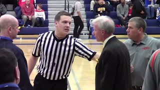 Coaching Staff Confrontation During High School Basketball Game [upl. by Norraf885]