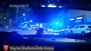 NUCLEO RADIOMOBILE ROMA UN UOMO GRIDA AIUTO SCATTANO I SOCCORSI [upl. by Azial]