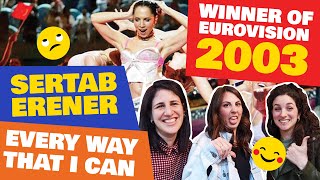 NOT VOCAL COACH react to EUROVISION WINNER 2003  SERTAB ERENER  EVERYWAY THAT I CAN [upl. by Wiskind96]