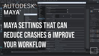 Tired of Maya crashing Use these settings and improve your workflow in Autodesk Maya [upl. by Relyuc]