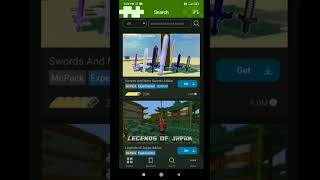 How to download sword and more sword addon for mcpe in phone shorts [upl. by Clemens]