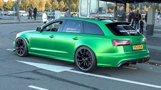 720HP Audi RS6 C7 with Decat Milltek Exhaust  LOUD Revs Accelerations amp Crackles [upl. by Ylenaj]