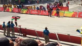 マラソン女子 Rio Olympics WOMENs marathon Goal scene [upl. by Eikcim963]