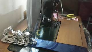 Buttonholer in Action with Singer 191K [upl. by Iht]