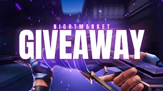 GIVEAWAY ON 1K 🔥 NightMarket VALORANT 📈 valorant livestream [upl. by Enrobso551]