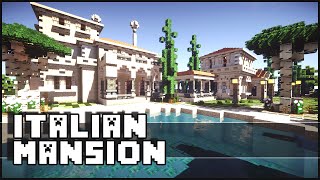 Minecraft  Italian Mansion [upl. by Brendis820]