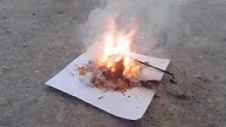 Potassium dichromate and sugar burn testpart 1 [upl. by Joshua]