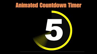 Making a Countdown Timer in PowerPoint  How to Create a 5 Second Countdown Timer in PowerPoint [upl. by Ardnekan]