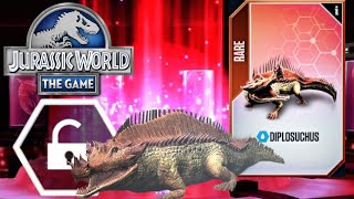 Evolving and Unlocking the Diplosuchus  Jurassic World The Game [upl. by Cramer]