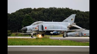 もう聴けないF4EJ改ファントム J79の響き F4EJ Kai Phantom II ”takeoff ” J79 Engine Sound [upl. by Eilema]