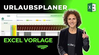 Excel Urlaubsplaner Vorlage  mit Feiertagen [upl. by Lauralee817]