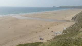 Perran Sands Beach North Cornwall [upl. by Nnaegroeg]