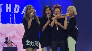 2NE1 Encore Sandara Cried CL Bom Dance In Or Out Manila Welcome Back Concert Live 20241116 Fancam [upl. by Nayd543]