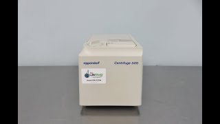 Eppendorf 5410 Table Top Centrifuge Video ID 22394 [upl. by Ferullo]