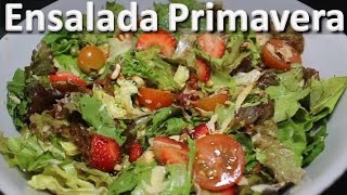 Como Hacer Ensalada Primavera  Ensaladas Con Tomate Cherry [upl. by Masterson]