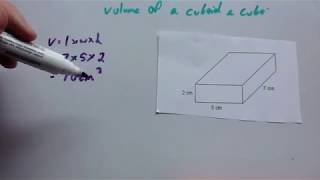 Volume of a cuboid and cube  Corbettmaths [upl. by Yrellav]