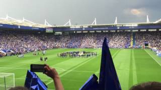 Leicester City Premier League Champions 2016 v Everton  A Fans View [upl. by Atirabrab394]