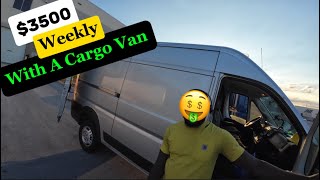 Cargo Van Driver Owner Operator Making 3500 Weekly otr cargovanbusiness [upl. by Nereen]