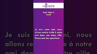 Expression orale  TCF  Exam réel  août 2023  combinaison 3 [upl. by Neltiac]