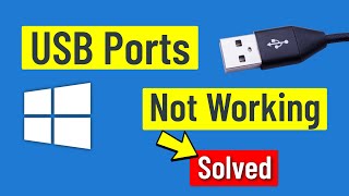 How To Fix USB Ports Are Not Working in Windows 1110 [upl. by Ahseret]