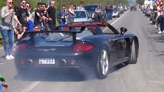 Launch Controls Accelerations amp Burnouts  Cars amp Coffee Italy Brescia 2017 [upl. by Baynebridge]