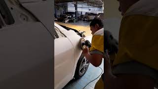 proses paint finishing compounding polishingpolesmobilbodyrepairdetailing [upl. by Nnaacissej]