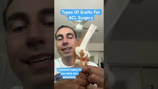 Types of Grafts For ACL Surgeryallograft vs autograft shorts [upl. by Ycniuq]