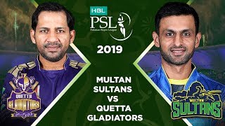 Match 22 Full Match Highlights Multan Sultans Vs Quetta Gladiators  HBL PSL 4  HBL PSL 2019 [upl. by Sucramrej]