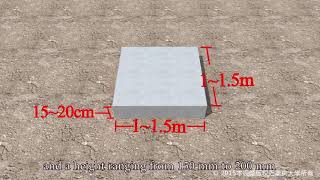 Grouting gravel pile composite foundation technique [upl. by Yruok]