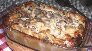 Pasta al Forno Salsiccia e Funghi per il Pranzo Domenicale [upl. by Livvy200]